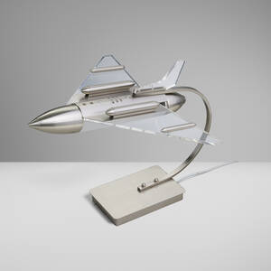 Jet plane table lamp