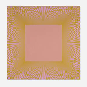 Richard Anuszkiewicz, Light Peach Square
