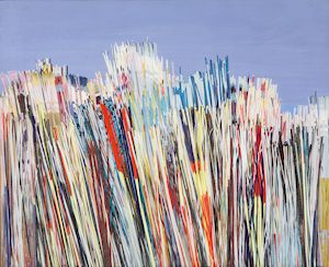 Pavlos, (1930-2019) Paysage champ de blé