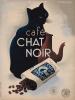 Café Chat Noir. Window card. 1932.