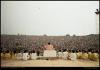 A trio of photographs documenting the seminal Woodstock Festival titled The Spirit * Yoga in the Morning * Before the Rain. 1969.