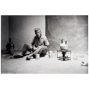 Allen Ginsberg (1926-1997); 'Paul Bowles Preparing Tea' (Marrakesh, Morocco);