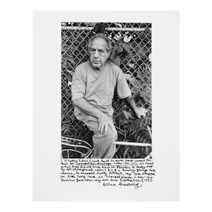 Allen Ginsberg (1926-1997); Robert Frank (New York City);