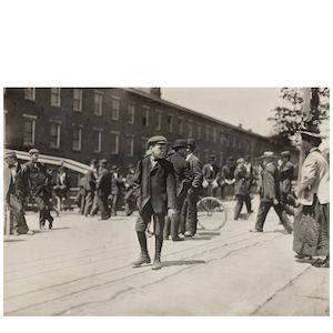Lewis Wickes Hine (1874-1940); This boy works in Mill No. 1, Amoskeag Mfg. Co., Manchester, N.H.;