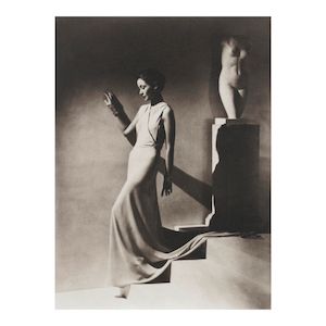 George Hoyningen-Huene (1900-1968); Toto Koopman, Evening Dress by Augusta Bernard, Paris;