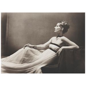 George Hoyningen-Huene (1900-1968); Lisa Fonssagrives, Evening Dress by Vionnet, Paris;