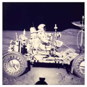 Michael Light (born 1963); David Scott Drives the First Lunar Rover; Note Aerial Navigation Photos, #70;