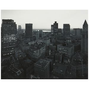 Nicholas Nixon (born 1947); View of Boston from Commercial Wharf;