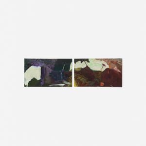 Untitled (from the Brunch with the Serpent series) (Study) (diptych)