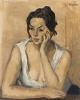 Woman in a White Blouse.