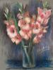 Gladioli in Vase.