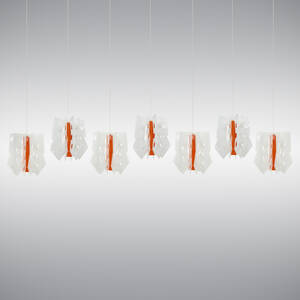 Untitled, set of seven lamps