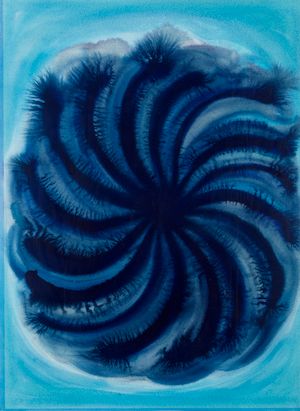 Prafulla Mohanti (B.1936) Untitled (Blue)
