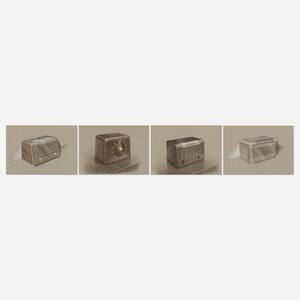 RCA radio concept renderings (four works)