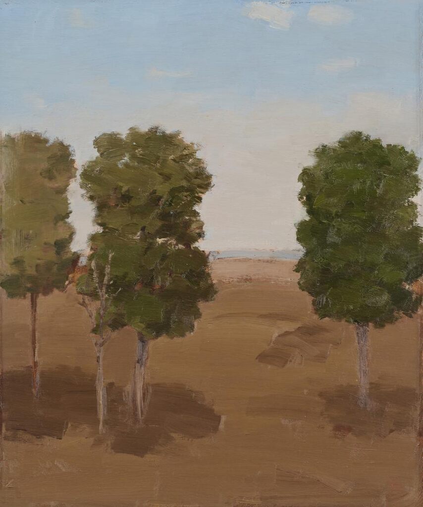 Landscape with Four Trees