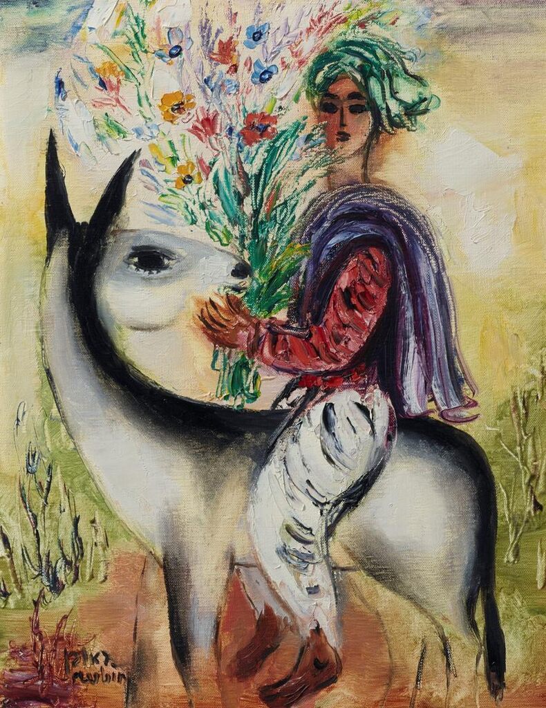 Rider with Bouquet