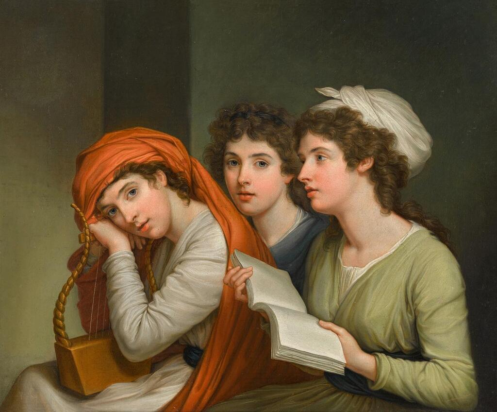 Triple portrait of Emma, Lady Hamilton (1765–1815), as the three Muses