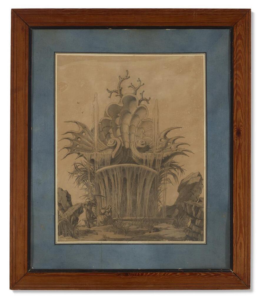 An ornate fountain