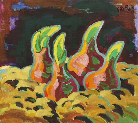 Karl Schmidt-Rottluff, Sprießende Zwiebeln