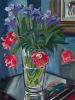 Tulips and Irises.