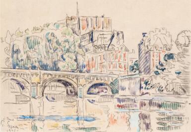 Paris. La Seine au Pont-Neuf