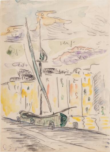 Saint-Tropez, tartane à quai