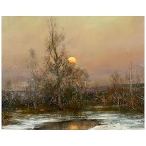 Dennis Sheehan (born 1950) Spring Thaw 16 x 20 in. (40.6 x 50.8 cm.)