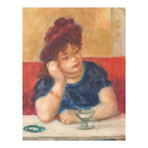 Robert Philipp (1895-1981) Waiting 14 1/4 x 11 in. (36.2 x 27.9 cm.)