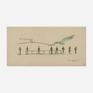 Drawing for the Corona School, Bell, California