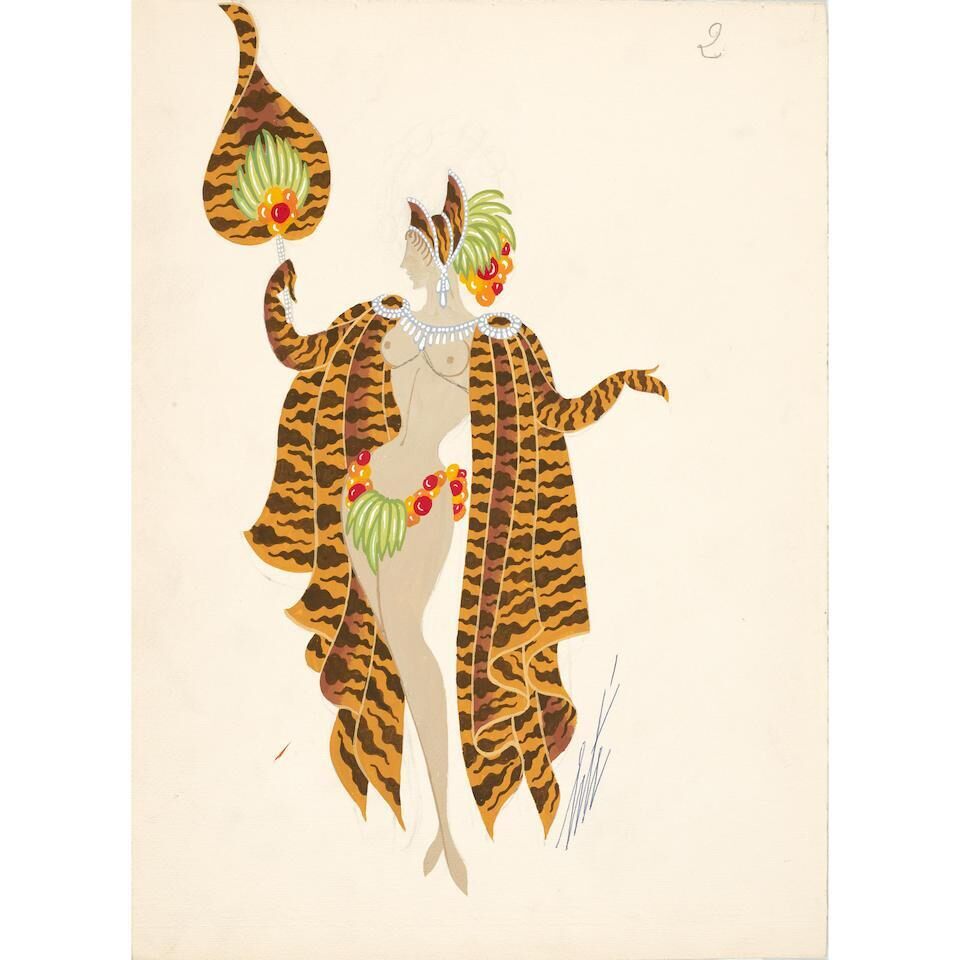 Brochantes, mannequin (for Narcisse), September 8, 1959