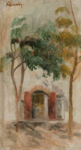 Pierre-Auguste Renoir, Entrée de maison, arbres (Fragment)