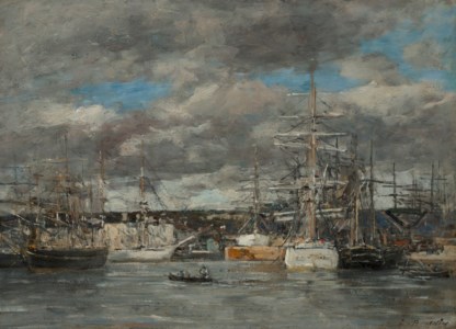 Eugène Boudin, Le bassin Vauban au Havre