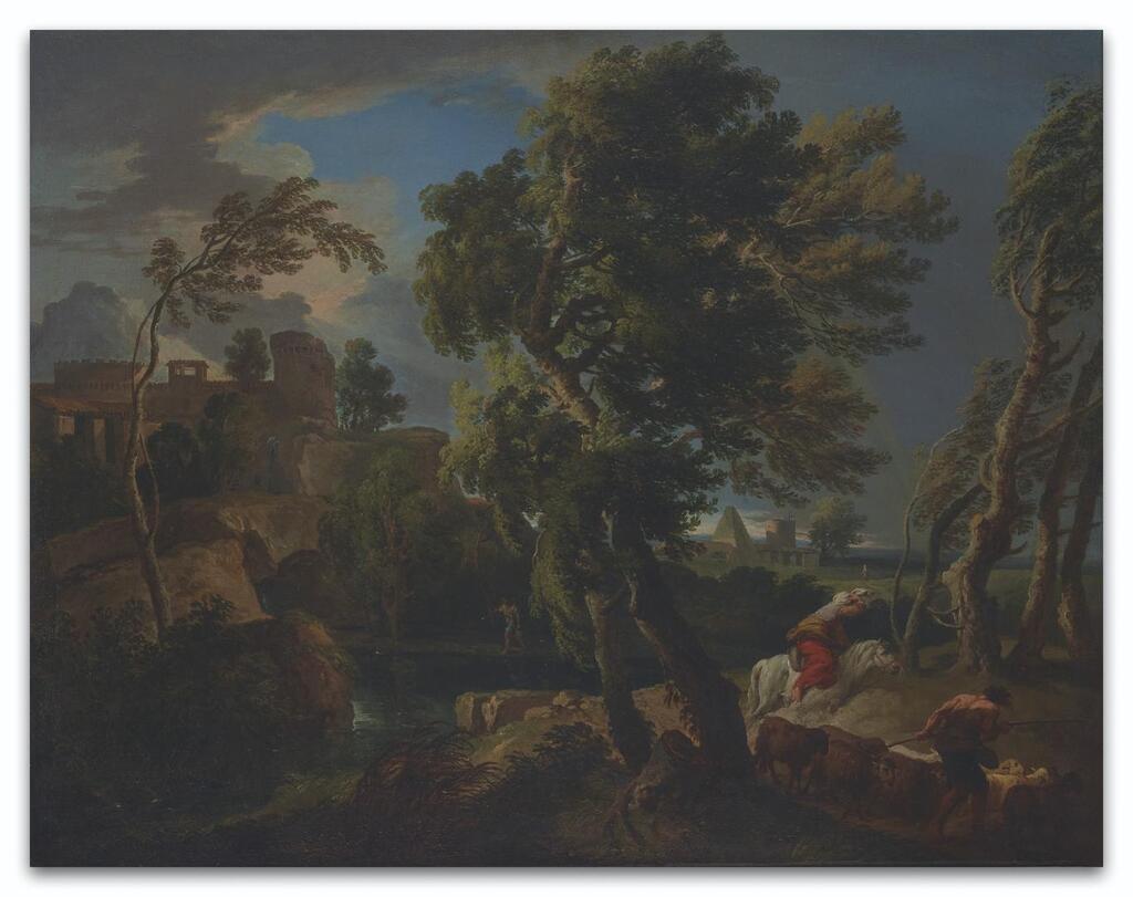 Paysage aux bergers ; Paysage aux baigneurs