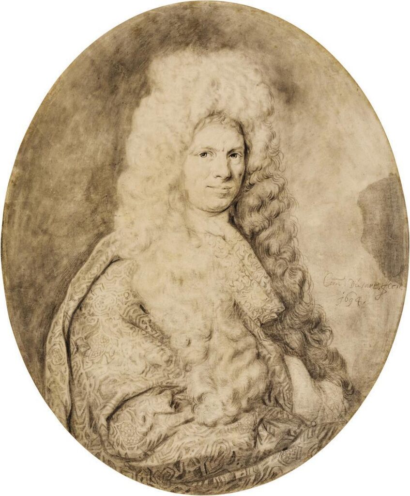 Portrait of a bewigged gentleman, perhaps Simon van Slingelandt