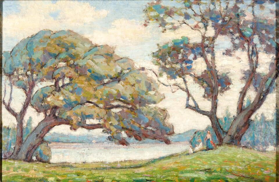 Women by the Lake