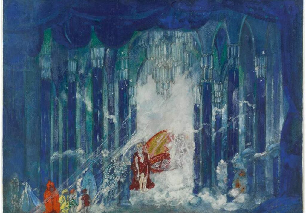 Palace of the future, set design for The Blue Bird