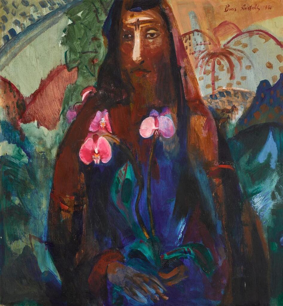 Christ with Orchids