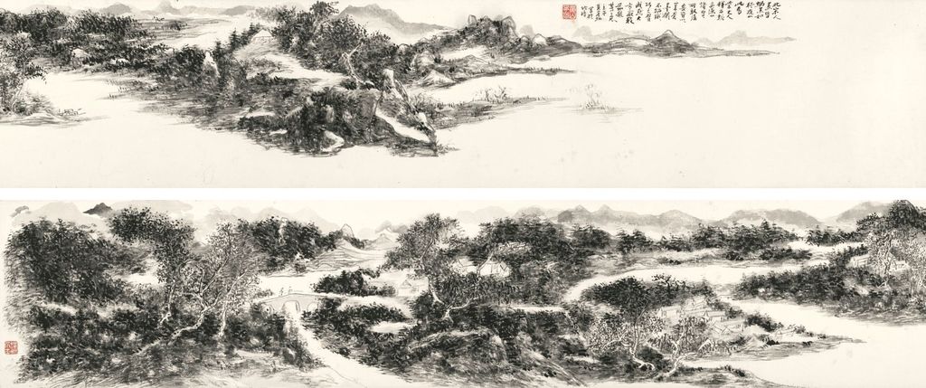 Huang Binhong, LANDSCAPE AFTER SONG ARTISTS