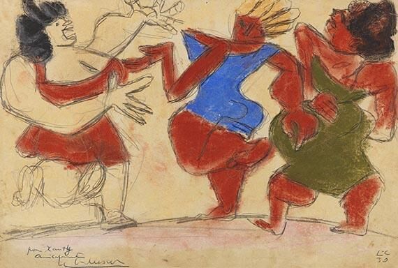 Ohne Titel (Trois femmes en mouvement)
