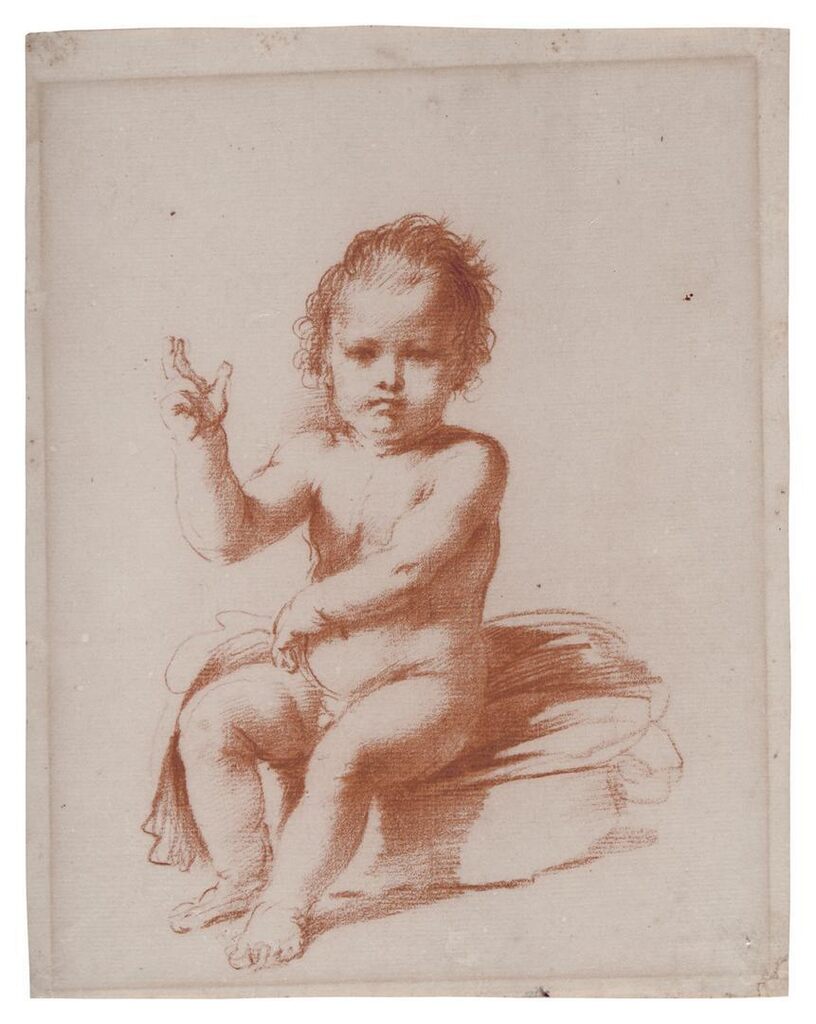 The Infant Christ Blessing (Salvator Mundi)