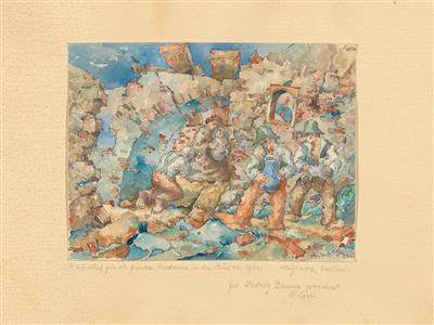 "Madonna in der Ruine" design for a fresco