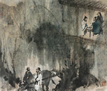 Fu Baoshi, Poetic scene