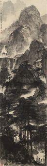 Fu Baoshi, Landscape Inspired by Dufu's Poetic Sentiments