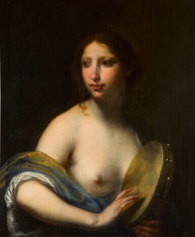Lady with a tambourine, the Muse Erato