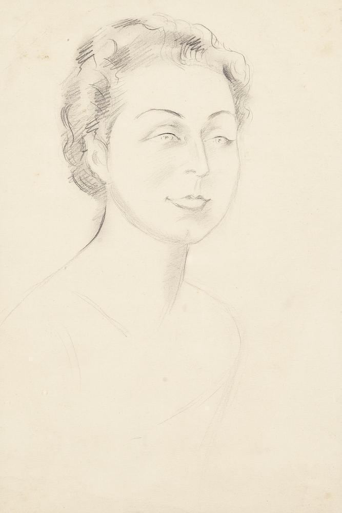 Portrait sketch of a lady