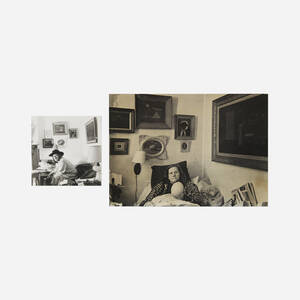 The Egg and The Queen; Untitled (two photographs of Gertrude Abercrombie)