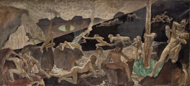 Composition study for "The Coast of Britain"