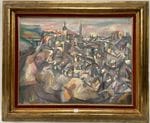 Paysage cubiste, vue de Tolède?