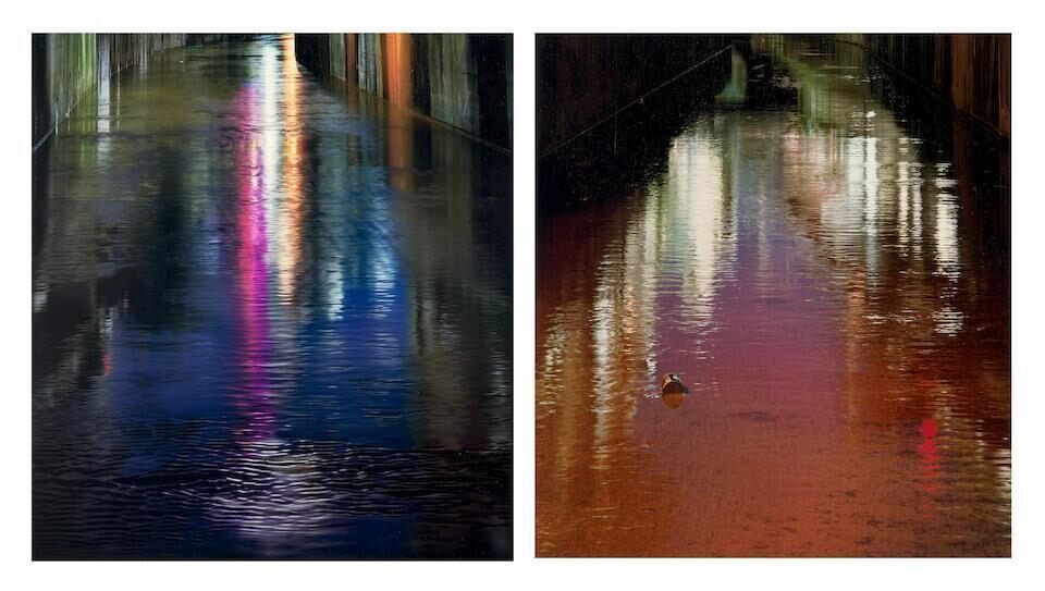 Shadow #009 and Shadow #056 (from 'river Series'), 2002