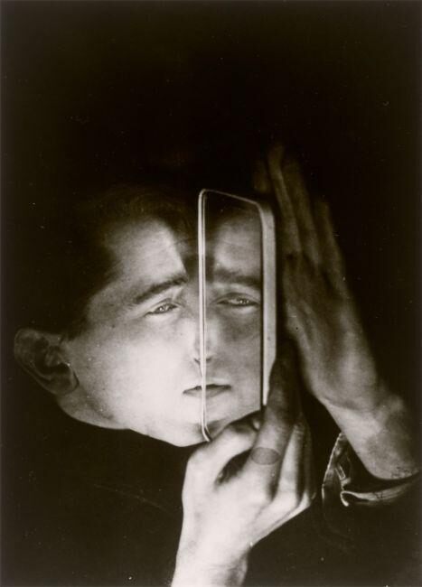 Albert Braun with Mirror. Circa 1928